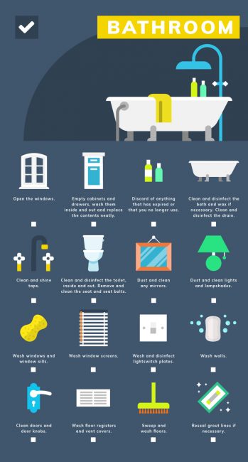 Bathroom Spring Cleaning Checklist by Cleaner Cleaner