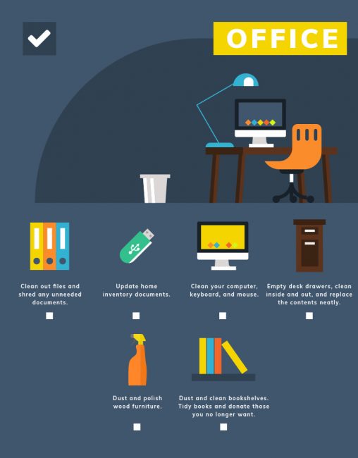 Home Office Spring Cleaning Checklist
