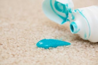toothpaste carpet cleaning